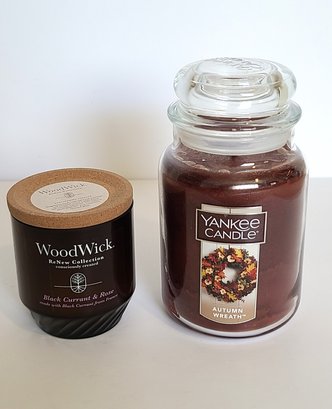Great Scented Woodwick Candle And Yankee Candle