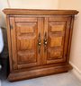 Beautiful Maple Wood Nightstand W/ Cabinet And Shelves 1 Of 2
