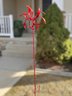 Red Pinwheel Stake Lawn Decor