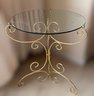 Vintage French Style Golden End Table