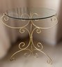 Vintage French Style Golden End Table