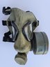 Vintage Military War Gas Mask With Carry Bag