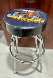 Hot Rod Cushioned Bar Stool