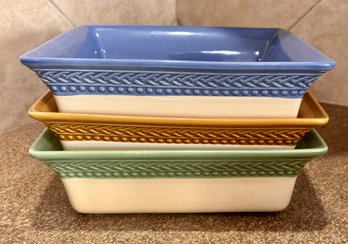 Paula Deen Southern Braid Bake Dish Collection - Set Of 3