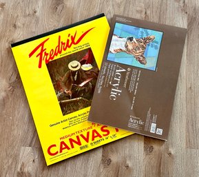 Brand New Canvas Sheet Book And Acrylic Paper Book