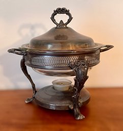 Silver Plated Vintage Chafing Dish