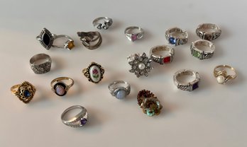 Magnificent Collection Of Fashion And Costume Jewelry Rings