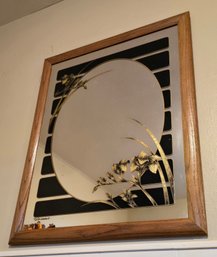 Vintage Lilly Mirror By Lind Woddard