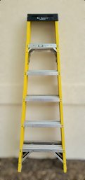 6 Ft. Yellow Werner Non-conductive Fiberglass Ladder