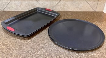 Gorilla Grip Baking Sheets And Pizza Pans - Set Of 5