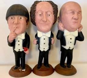 Rare Oversized Head Three Stooges Esco Statue Set