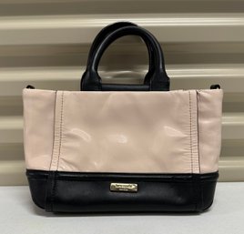 Kate Spade Patent Leather Hand Bag With Strap Attachment