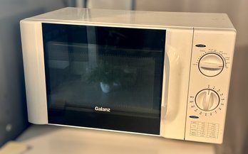 White Galanz Microwave