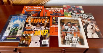 Sports Illustrated Broncos Magazines - Lot Of 8