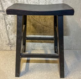 Curved Wooden Stool