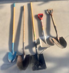 Great Collection Of Shovels - Lot Of 5