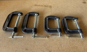 4in & 2in Metal Clamps - Set Of 4