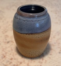 Blue And Caramel DK Pottery Vase