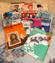 Incredible Assortment Of Vintage Sheet Music