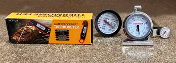 Waterproof Electric Meat Thermometer And Assortment Of Meat Thermometers