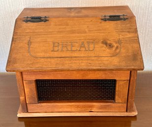 Wooden Decorative Bread Box