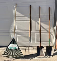 Assortment Of Lawn And Garden Care Tools - Set Of 4