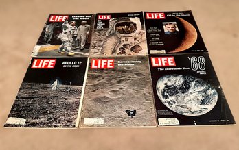 Historic Life Landing On The Moon 1969 Magazines