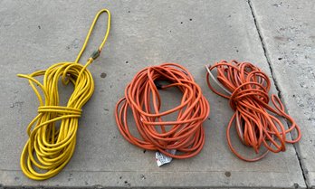 Lot Of Heavy Duty Extension Cords - Set Of 3
