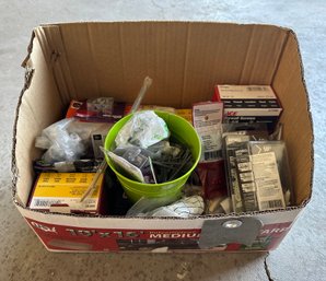 Lot Of Screws, Nails, Fasteners, Anchors