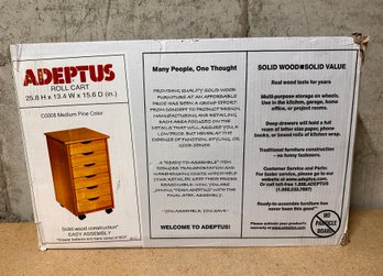 Unopened Adeptus Roll Cart W/ Drawers