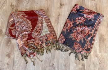 Elegant Fashion Scarves - Set Of 2