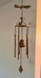 Bronze Metal Dragonfly Wind Chime