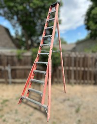 12ft Fiberglass Tripod Ladder 2 Of 3