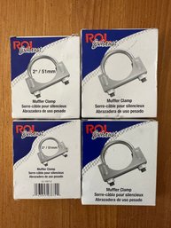 ROL Exhaust Muffler Clamps - Lot Of 4