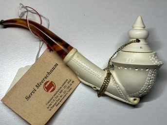 Unused Handcrafted Servi Meerschaum Pipe