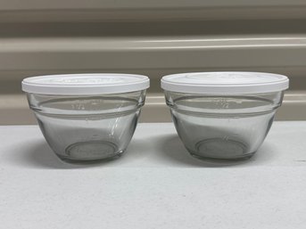 Pampered Chef 2 Cup Prep Bowls - Set Of 2