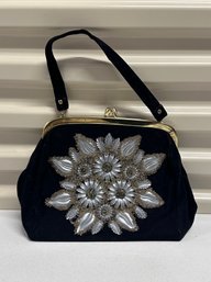 Beautiful Hand Decorated Orginal Purse By Caron