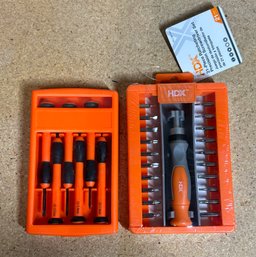 New Mini Screw Driving Sets - Lot Of 2