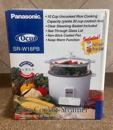 Unused Panasonic 10 Cup Rice Cooker/Steamer