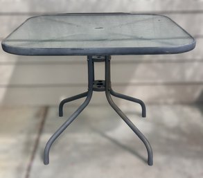 Square Glass Patio Table