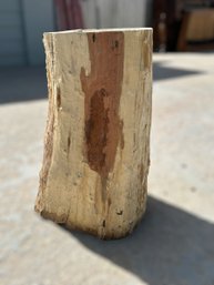 Tree Stump Used For Anvil Support