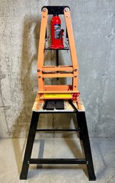 Central Hydraulics 6 Ton Shop Press W/ 29in Heavy Duty Tool Stand