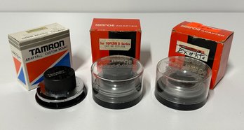 Tamron Adapters - Lot Of 3