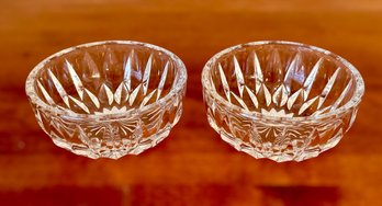 Stunning Crystal Candy Dishes - Set Of 2