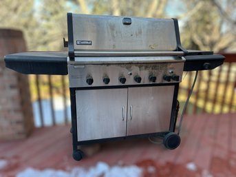 Large Kenmore 7 Burner Grill W/ Cover