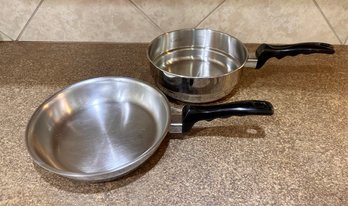 Kitchen Craft Stainless Steel Luxury Saute Pans