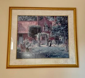Elegantly Framed The House And Garden Print