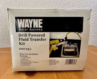 Wayne Water Systems Drill Powered Fluid Transfer Kit