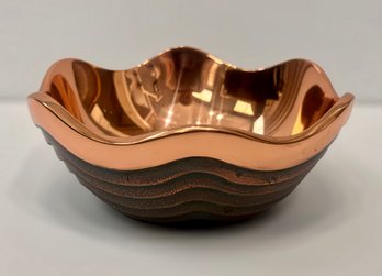 Decorative Nambe Copper Canyon Bowl