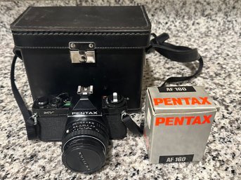 Pentax MV 49mm Camera W/ Case & Accessories